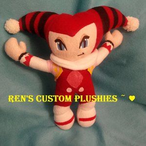 Custom Handmade Anime Manga Videogame Gamer NiGHTS Into Dreams Plushie Plush!